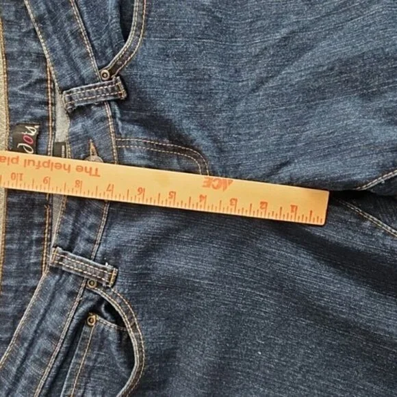 Dots Jeans Women's Size 12 Regular (W34xL28) Tapered Leg Stretch Dark Wash Blue - Picture 16 of 16